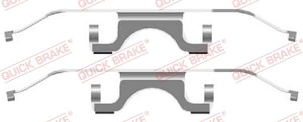 Accessory Kit, disc brake pad 109-1702 - image 2