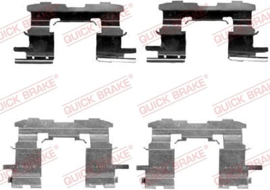Brake pads accessory kit 109-1631 - image 2
