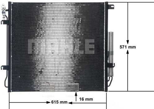 Condenser, air conditioning BEHR AC 759 000S - image 12