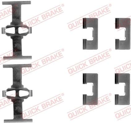Brake pads accessory kit 109-1092 - image 2