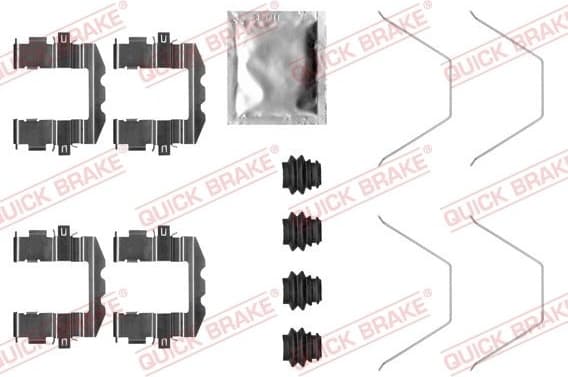 Brake pads accessory kit 109-0057 - image 2