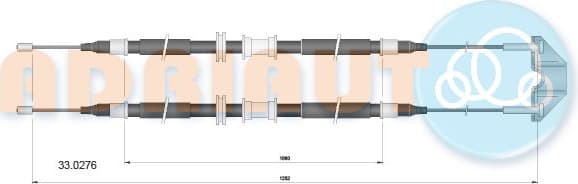 Cable handbrake 33.0276 - image 3