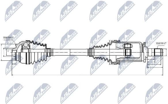 Drive shaft complete NPW-BM-029 - image 3