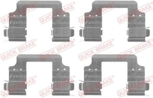 Accessory Kit, disc brake pad 109-1728 - image 2