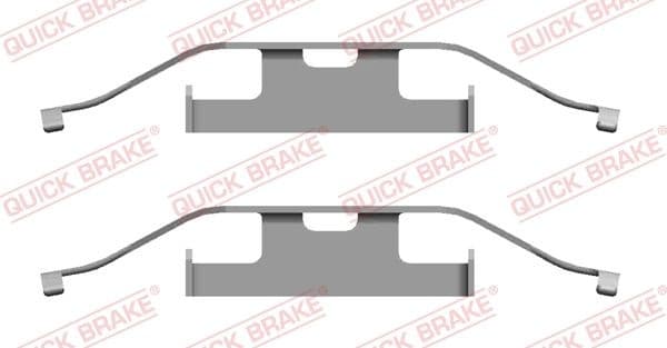 Accessory Kit, disc brake pad 109-1682 - image 2