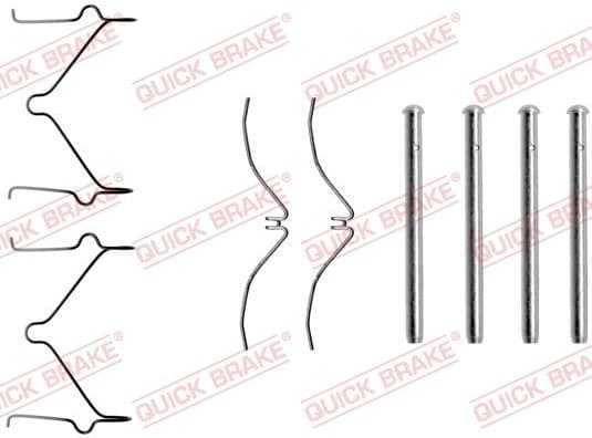 Accessory Kit, disc brake pad 109-1124 - image 2