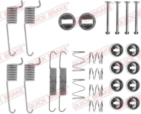 Accessory Kit, brake shoes 105-0714 - image 2