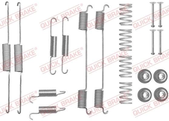 Brake shoes accessory kit 105-0861 - image 2
