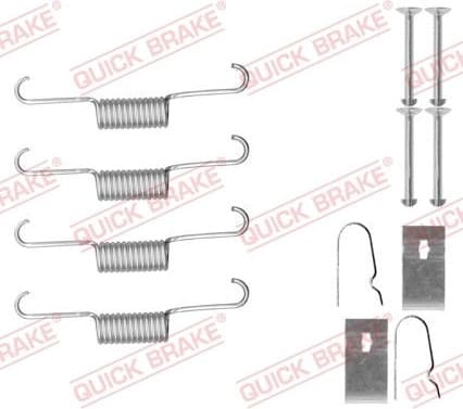 Brake shoes accessory kit 105-0884 - image 2