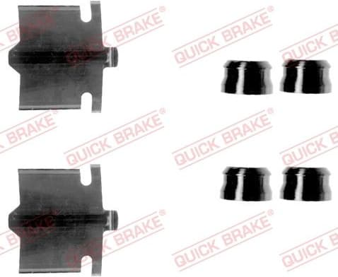 Accessory Kit, disc brake pad 109-1084 - image 2
