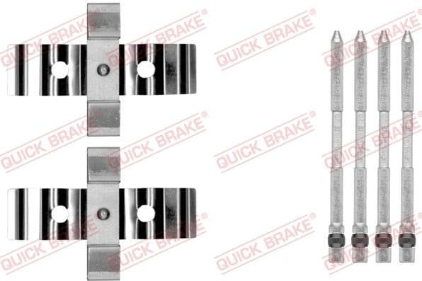 Accessory Kit, disc brake pad 109-1848 - image 2