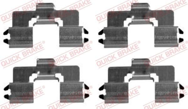 Accessory Kit, disc brake pad 109-1666 - image 2