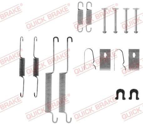 Accessory Kit, brake shoes 105-0668 - image 2