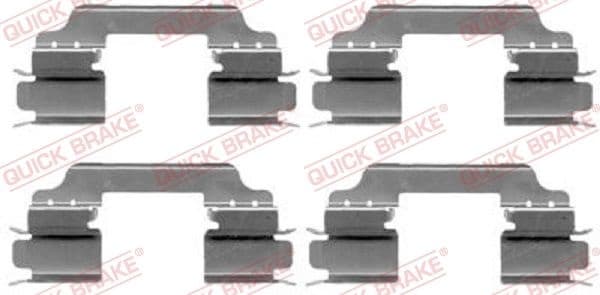 Accessory Kit, disc brake pad 109-1649 - image 2