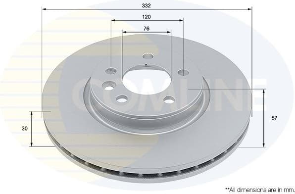 Brake Disc COATED ADC5052V