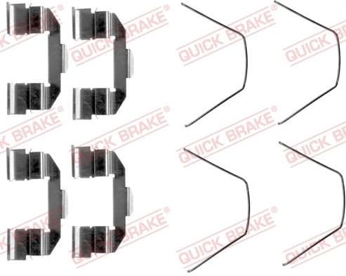 Accessory Kit, disc brake pad 109-1607 - image 2