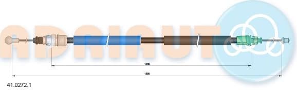 Cable handbrake 41.0272.1 - image 2
