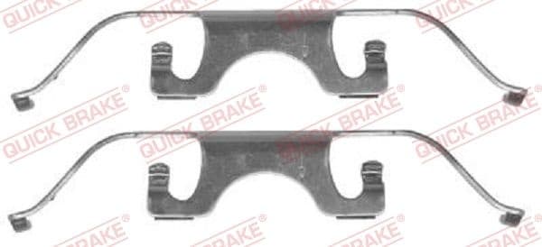 Accessory Kit, disc brake pad 109-1224 - image 2