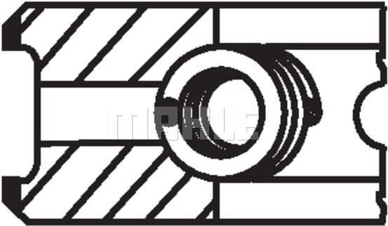 Piston Ring Set 08169N0 - image 3