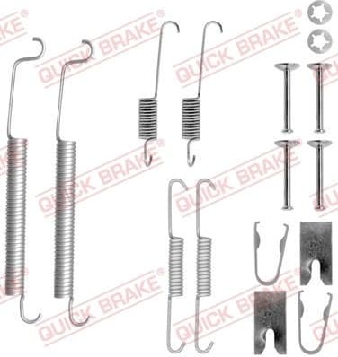 Accessory Kit, brake shoes 105-0807 - image 2