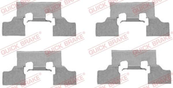 Accessory Kit, disc brake pad 109-1647 - image 2