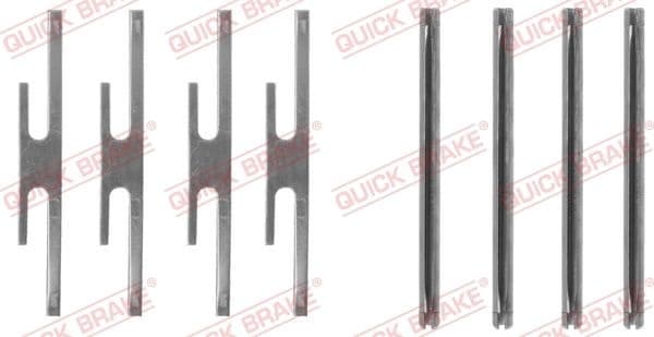 Accessory Kit, disc brake pad 109-1072 - image 2