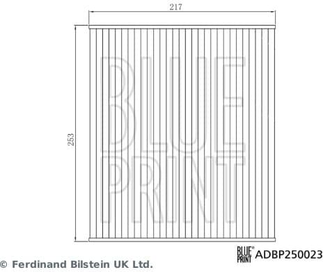 Filter, cabin air ADBP250023 - image 2