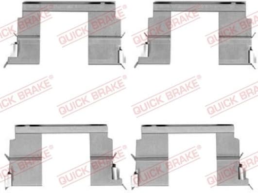 Accessory Kit, disc brake pad 109-1783 - image 2