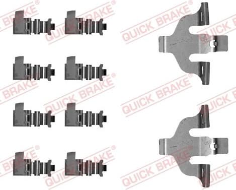 Brake pads accessory kit 109-0066 - image 2