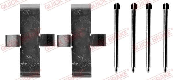 Accessory Kit, disc brake pad 109-0945 - image 2