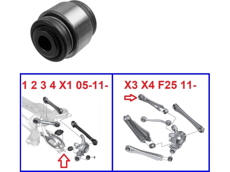 Silentblock rear axle 36426 01