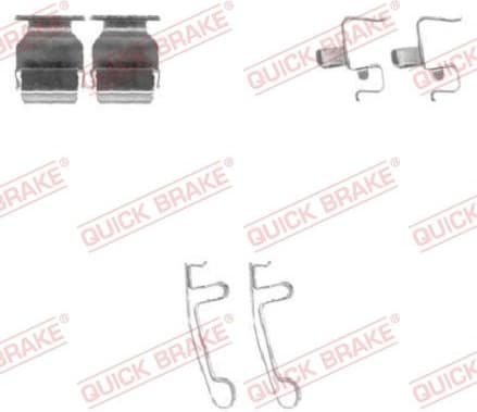 Accessory Kit, disc brake pad 109-1604 - image 2