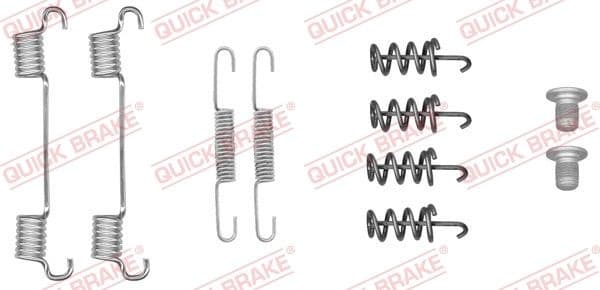 Accessory Kit, parking brake shoes 105-0051 - image 2