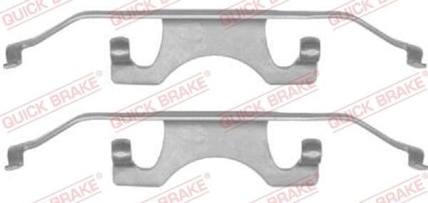 Accessory Kit, disc brake pad 109-1241 - image 2