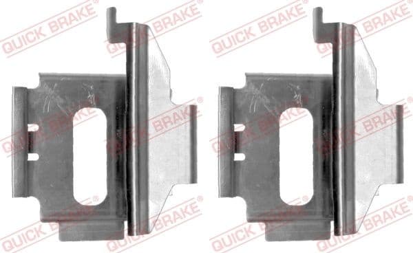 Accessory Kit, disc brake pad 109-1282 - image 2