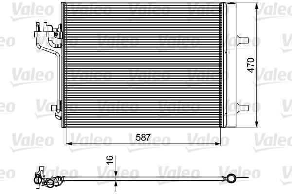 Condenser, air conditioning 814021