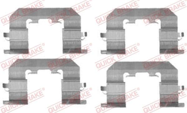 Accessory Kit, disc brake pad 109-1723 - image 2