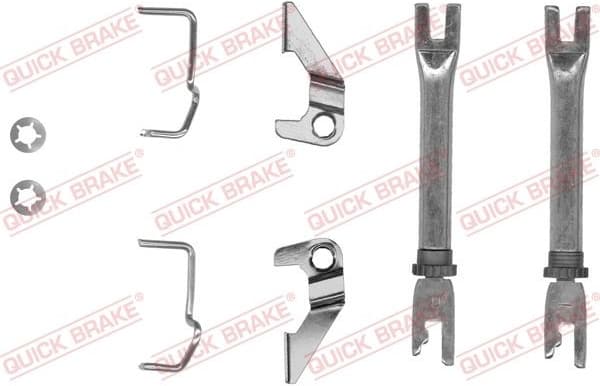 Adjuster Set, drum brake 102 53 014 - image 2