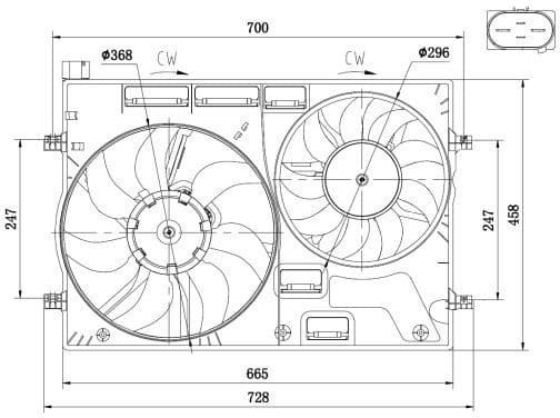 Fan, engine cooling 47928 - image 5