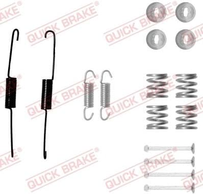 Accessory Kit, brake shoes 105-0879 - image 2