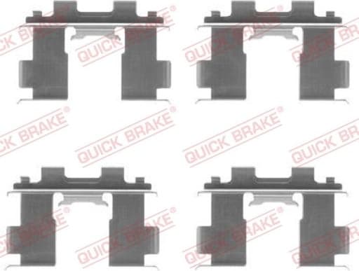 Accessory Kit, disc brake pad 109-1205 - image 2
