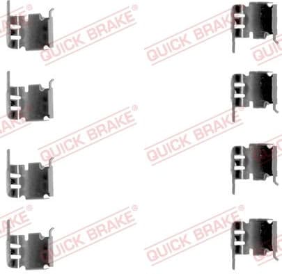 Accessory Kit, disc brake pad 109-1286 - image 2