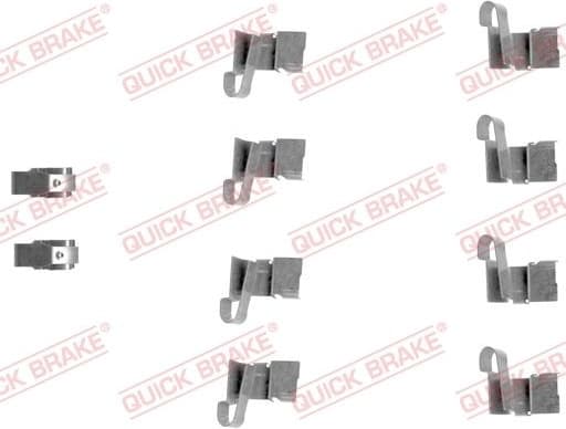 Accessory Kit, disc brake pad 109-1671 - image 2