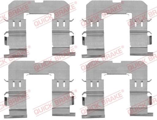 Accessory Kit, disc brake pad 109-1816 - image 2