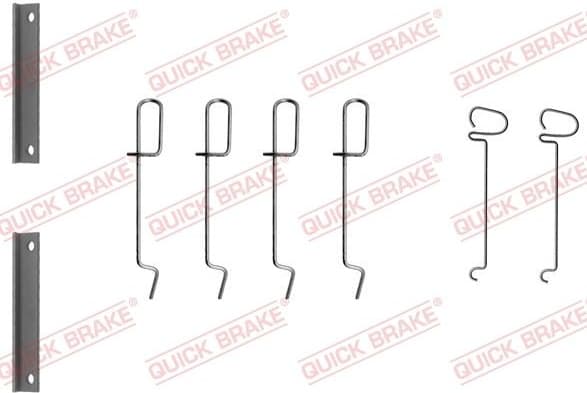 Accessory Kit, disc brake pad 109-1070 - image 2