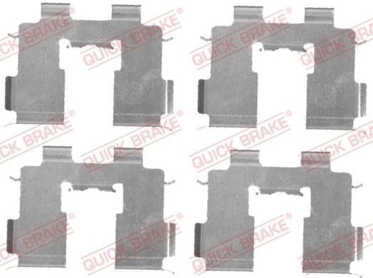 Accessory Kit, disc brake pad 109-1717 - image 2