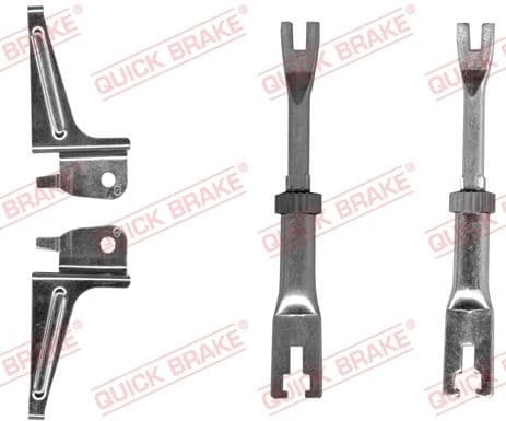 Adjuster Set, drum brake 108 53 008 - image 2