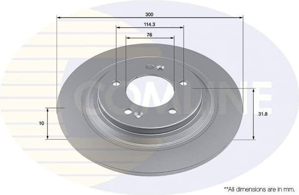 Brake Disc COATED ADC4058