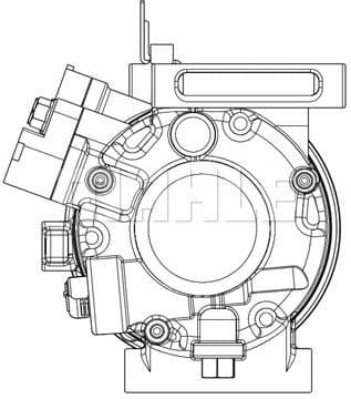 Compressor, air conditioning BEHR *** PREMIUM LINE *** ACP 631 000P - image 5