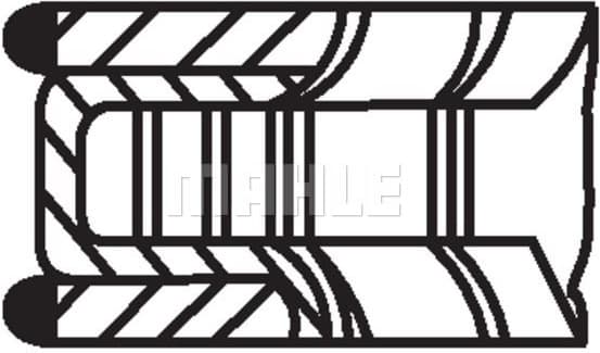 Piston Ring Set 03032N0 - image 3